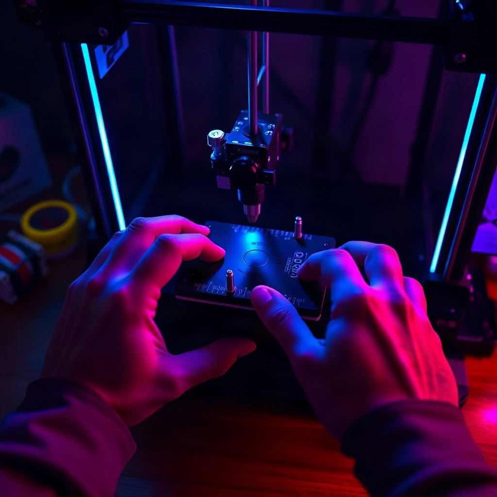 Calibrating a printer build plate